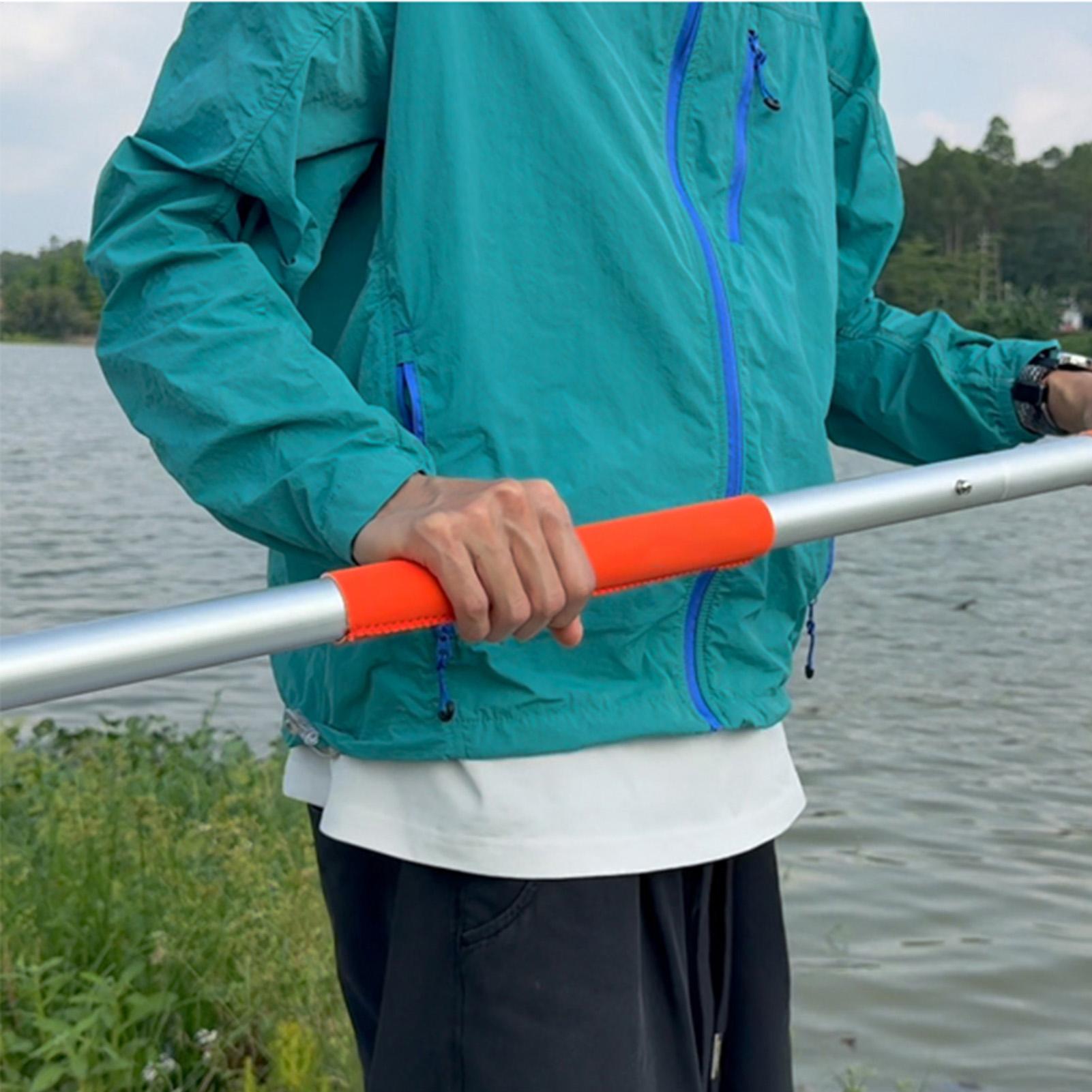 Outdoor Adventure Recreation - ที่จับไม้พายเรือคายัค 1 คู่ ปลอกหุ้มด้ามจับกันลื่น อุปกรณ์เสริมเรือคายัคสำหรับกิจกรรมกลางแจ้ง ตกปลา