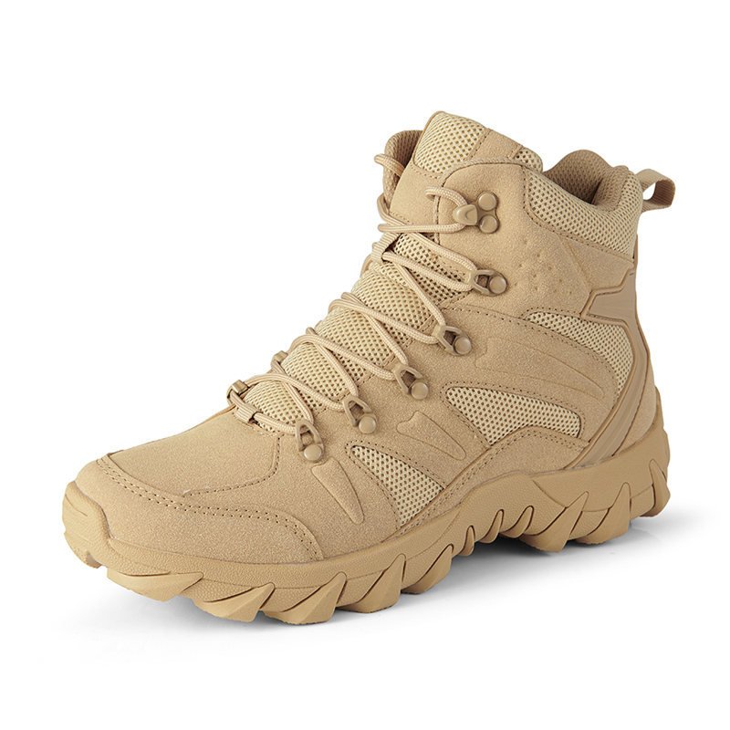 Outdoor Adventure Shoes - อัพเกรด Tactics COMBAT Training BOOTS ชายกลางแจ้ง