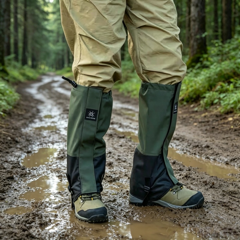 Outdoor Adventure Shoes - ปลอกขาป้องกันน้ำสำหรับเดินป่า ปีนเขา ตั้งแคมป์ ท่องเที่ยวฤดูหนาว ป้องกันหิมะ