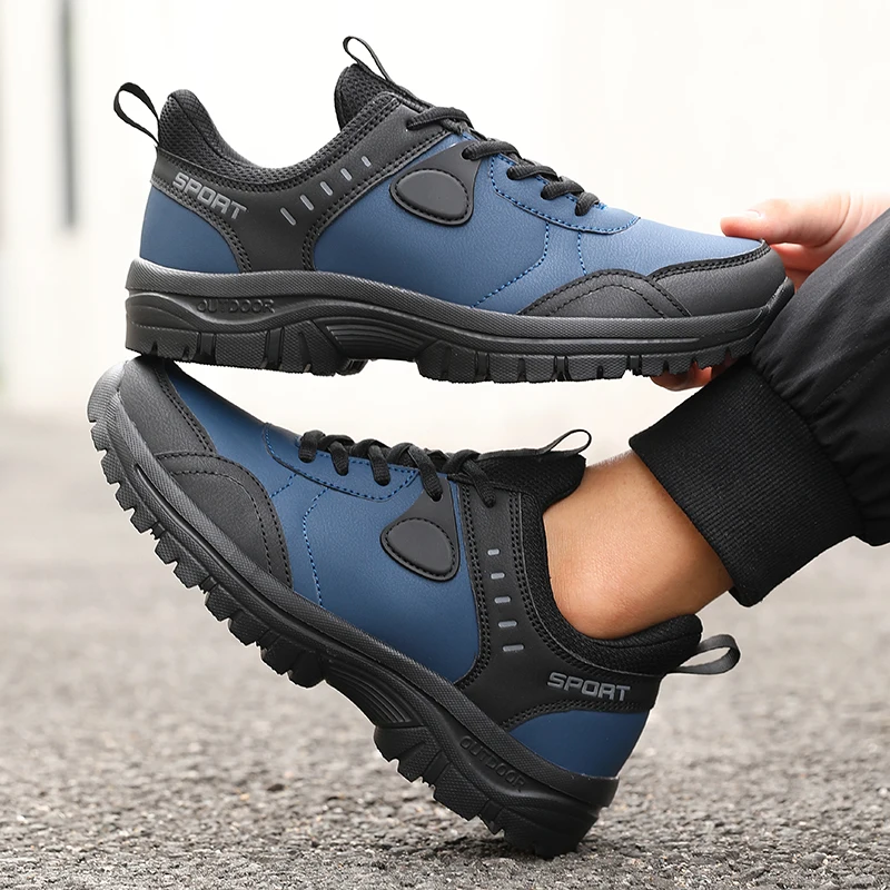 Outdoor Adventure Shoes - ผู้ชายกลางแจ้ง Camping เดินรองเท้าคลาสสิกกันน้ําสวมใส่รองเท้าทํางานสไตล์ใหม่ Anti SLIP Breathable