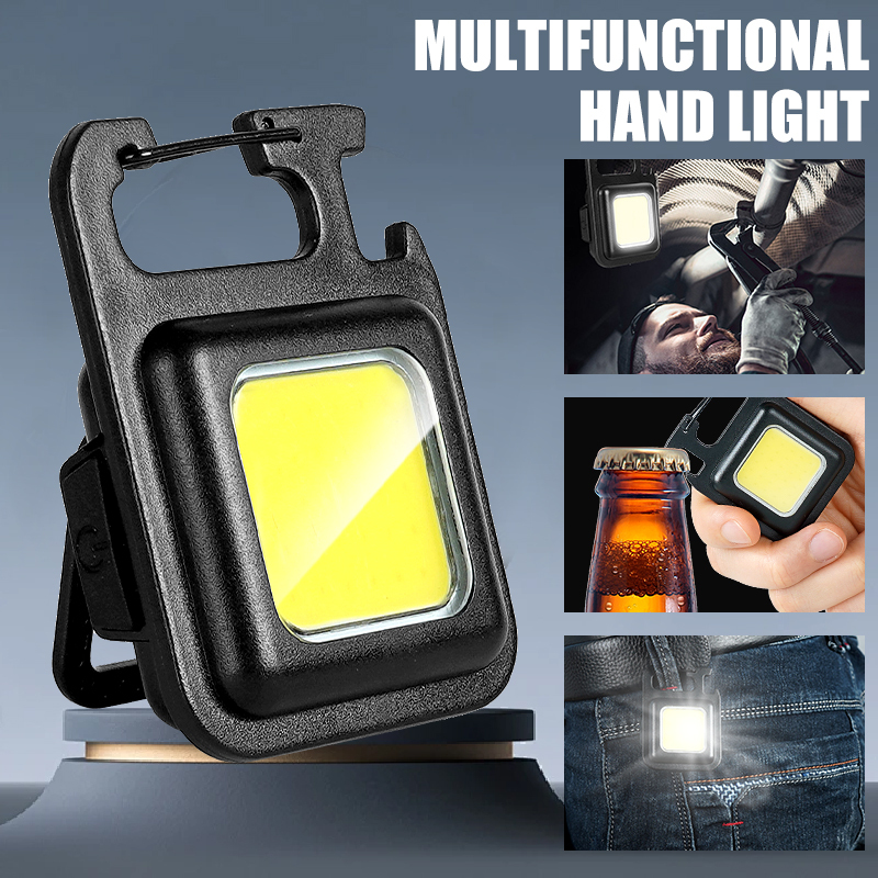 Outdoor Adventure Trips - ไฟฉายพวงกุญแจ MINI COB สว่างพิเศษ พกพาสะดวก ชาร์จซ้ำได้