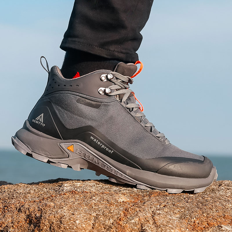 Outdoor Adventure Shoes - HUMTTO รองเท้าเดินป่าผู้ชายกลางแจ้งปีนเขาตั้งแคมป์เดินป่ารองเท้าผ้าใบผู้หญิงรองเท้าล่าสัตว์แบบยุทธวิธีรองเท้าเดินบนภูเขารองเท้าหิมะ