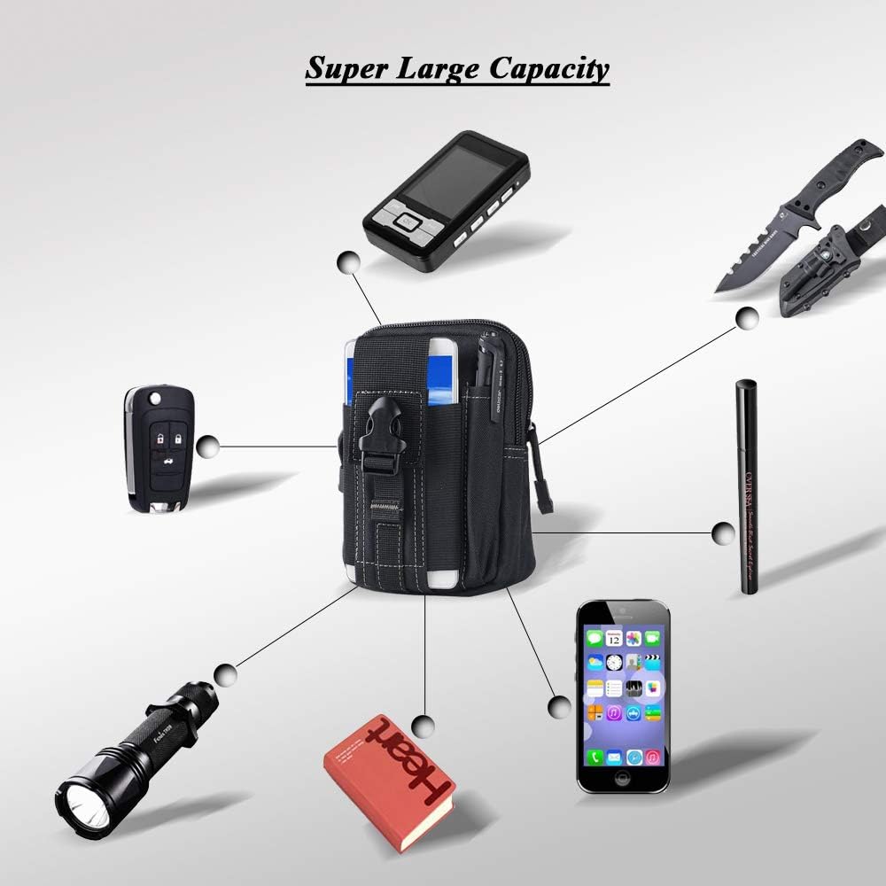 กระเป๋าคาดเอวแบบยุทธวิธี Molle - Outdoor Adventure Trips บทวิจารณ์และราคา