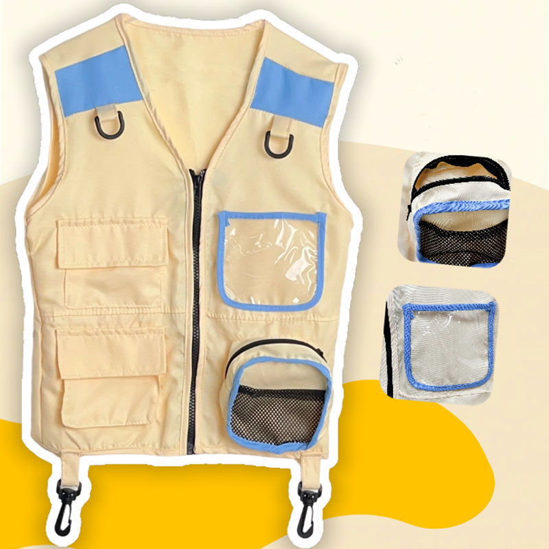 เสื้อกั๊กนักสำรวจสำหรับเด็กคอส - Outdoor Adventure Activities บทวิจารณ์และราคา