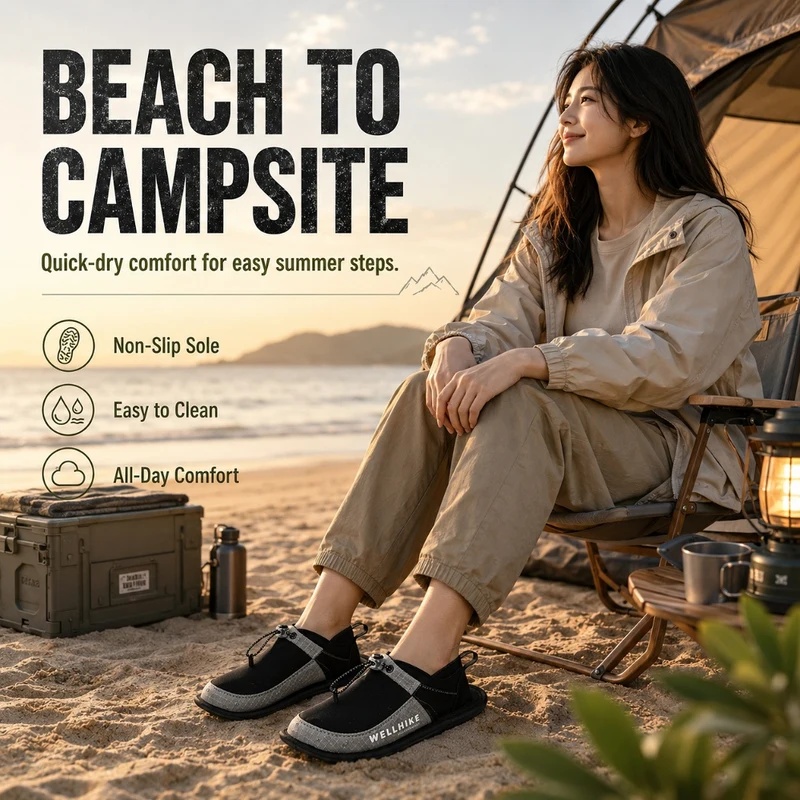 รองเท้าแตะแห้งเร็วสำหรับตั้งแค - Outdoor Adventure Shoes บทวิจารณ์และราคา