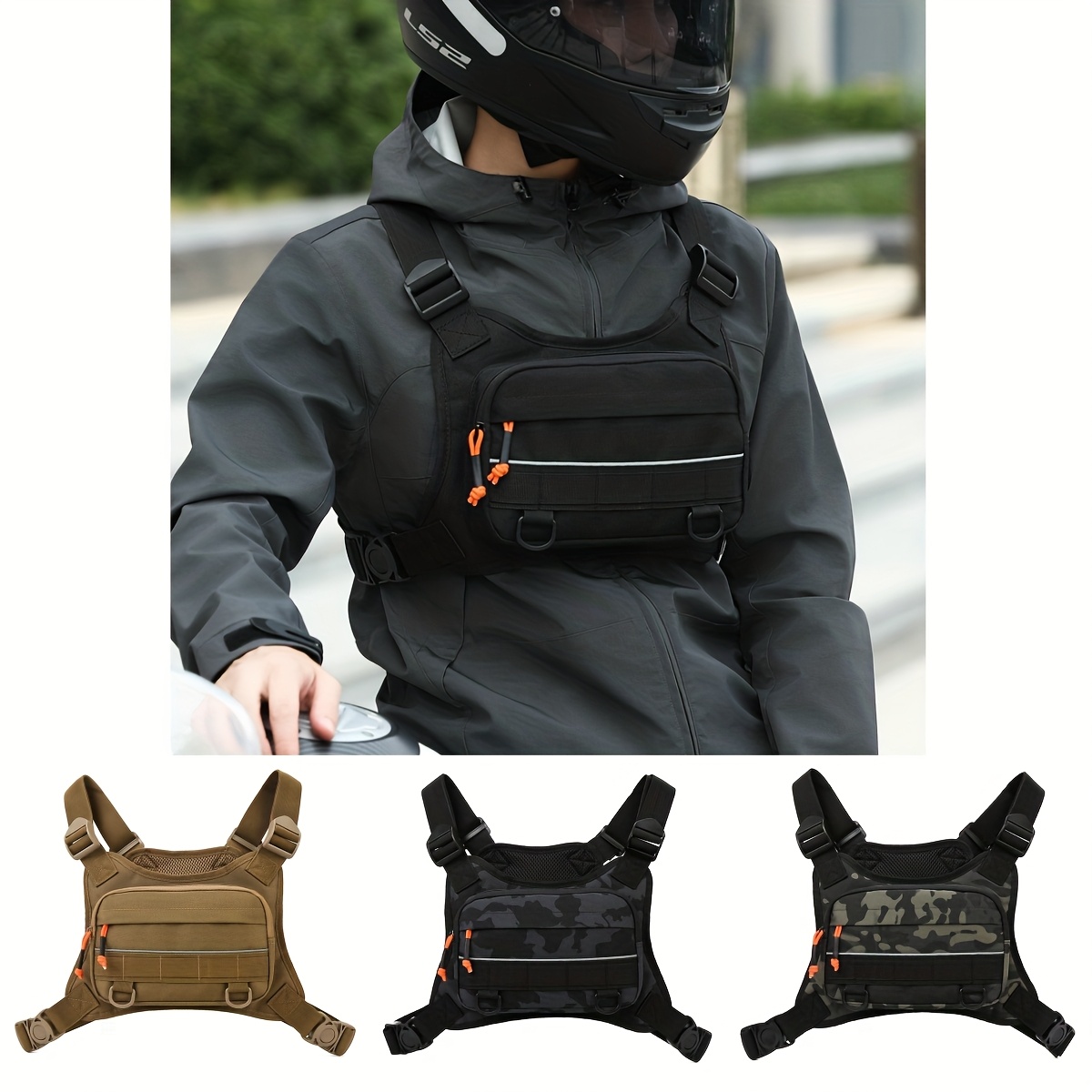 กระเป๋าคาดหน้าอกสำหรับผู้ชาย 1 - Outdoor Adventure With No Backpack บทวิจารณ์และราคา
