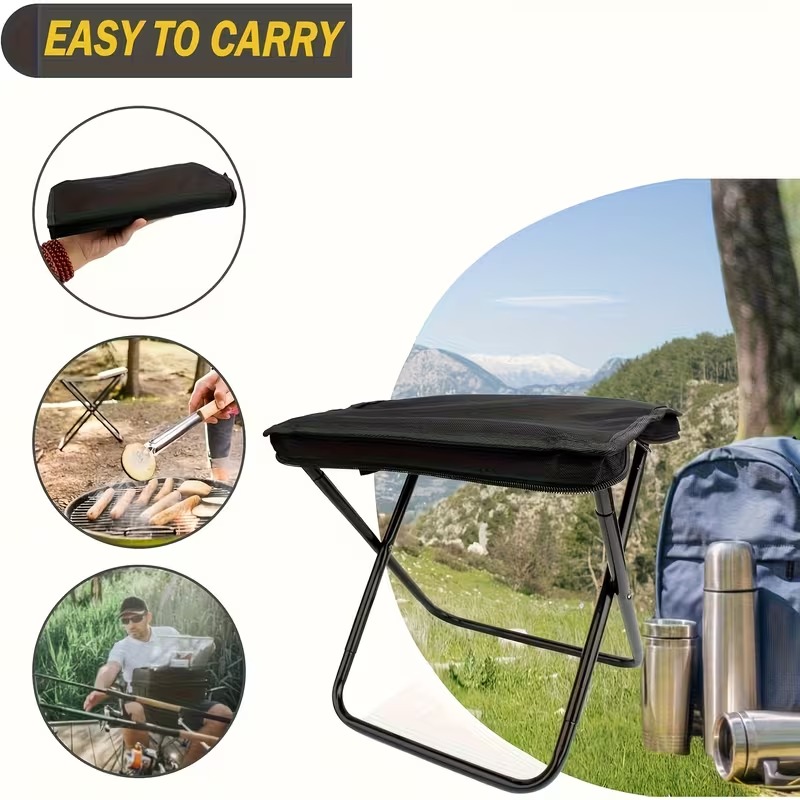 เก้าอี้พับได้แบบพกพา น้ำหนักเบ - Outdoor Adventure With No Backpack บทวิจารณ์และราคา
