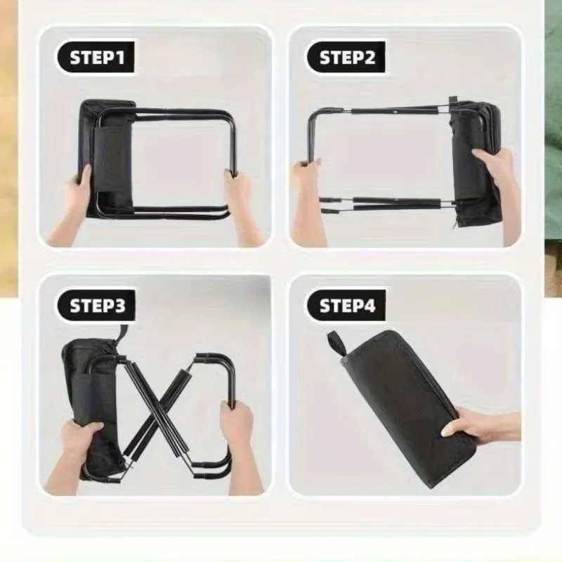 เก้าอี้พับได้แบบพกพา น้ำหนักเบ - Outdoor Adventure With No Backpack บทวิจารณ์และราคา