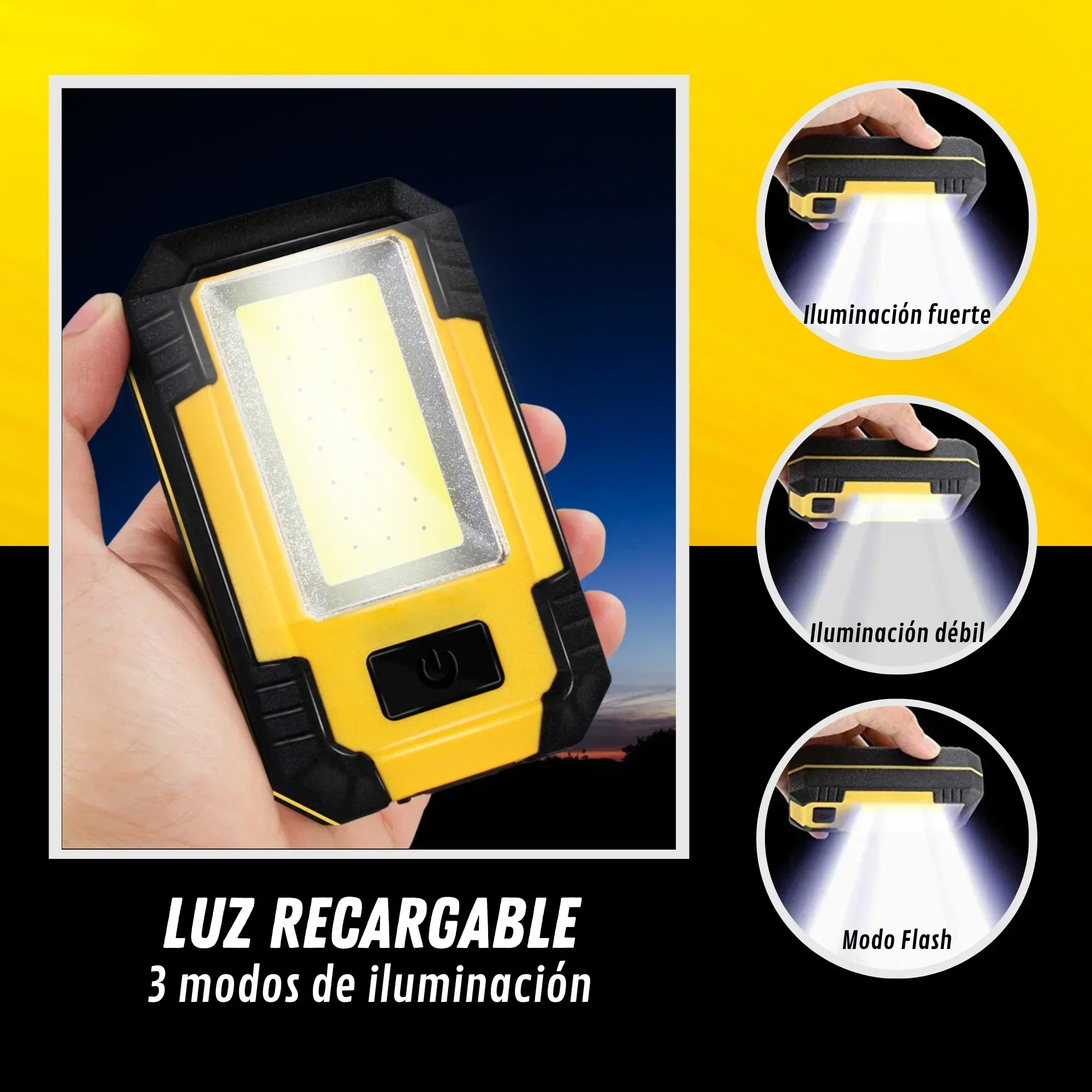 ไฟฉายชาร์จได้ 4000mAh แสงสว่าง - Outdoor Adventure Trips บทวิจารณ์และราคา