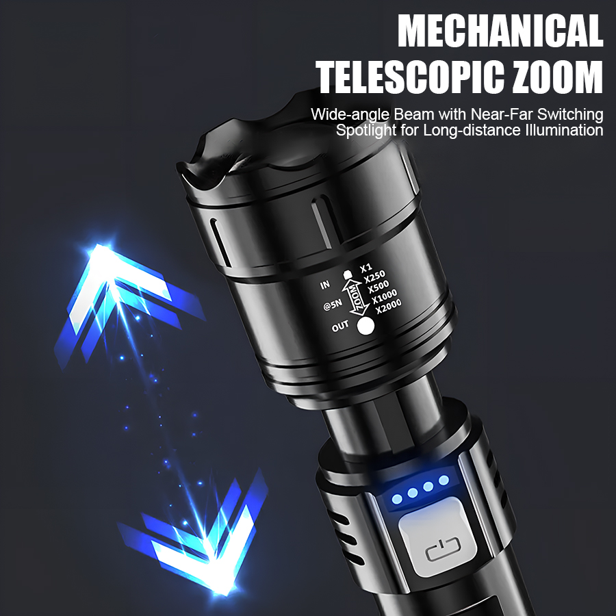 ไฟฉาย LED พลังงานสูง P50 แบบชา - Outdoor Adventure Trips บทวิจารณ์และราคา