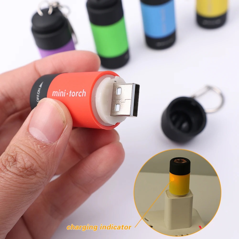 USB ชาร์จไฟได้ ไฟฉายขนาดเล็กสำ - Outdoor Adventure Trips บทวิจารณ์และราคา