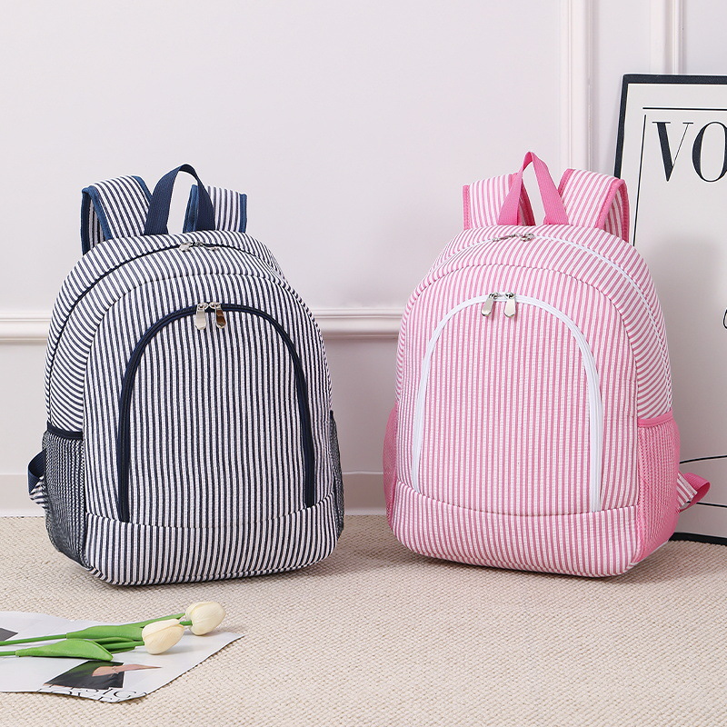 กระเป๋าเป้สะพายหลังลายทางสีชมพ - Outdoor Adventure Books บทวิจารณ์และราคา