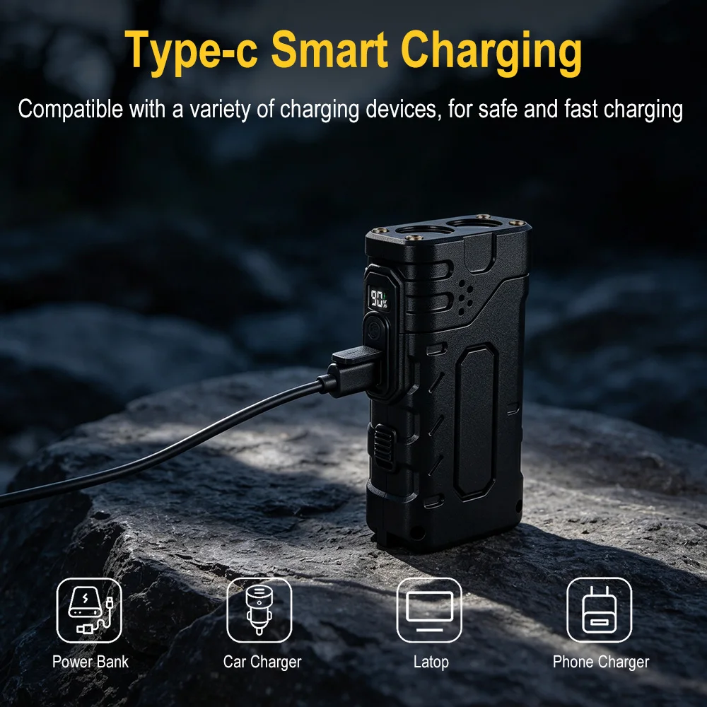 BORUIiT ไฟฉาย LED แบบหมุนมือ E - Outdoor Adventure Trips บทวิจารณ์และราคา