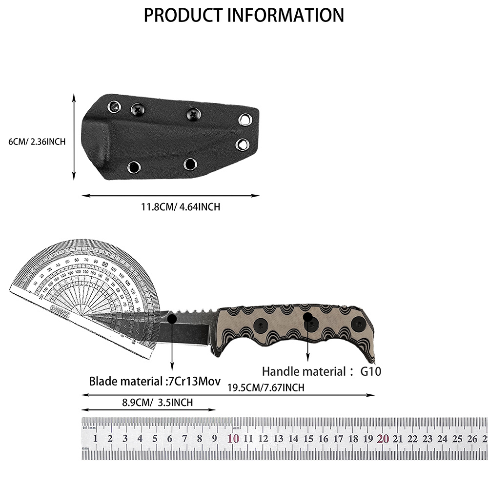 มีดพกพา 007 สำหรับเดินป่า ตกปล - Outdoor Adventure Activities บทวิจารณ์และราคา